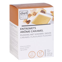 High-Protein Caramel Cream Dessert