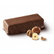 Chocolate crunch protein bar with hazelnuts