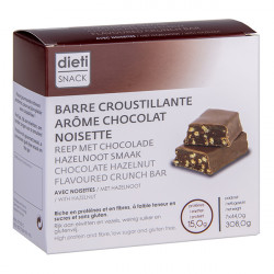 Chocolate Crunch Protein Bar with Hazelnuts