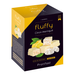 Fluffy lemon meringue protein bar