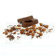 Chocolate crunch protein bar with hazelnuts