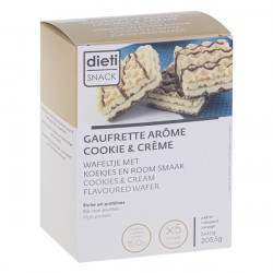 Cookie and Cream Flavoured Protein Wafer